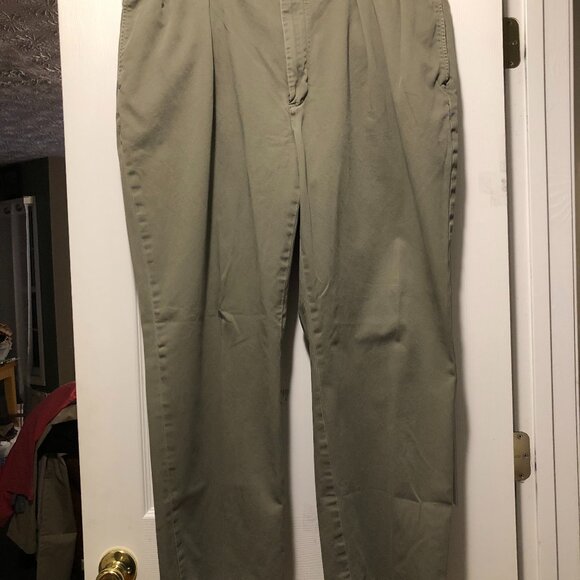 polo Ralph Lauren men's green 100%cotton Chino casual pants size: 42/32